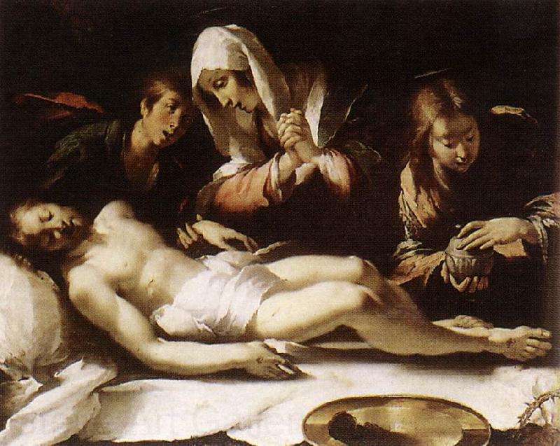 STROZZI, Bernardo Lamentation over the Dead Christ etr France oil painting art
